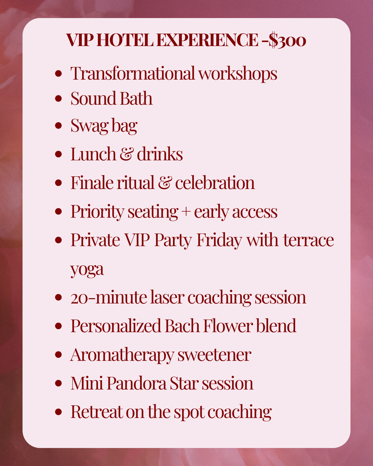 A Return to You/Un Regreso A Ti-VIP HOTEL EXPERIENCE