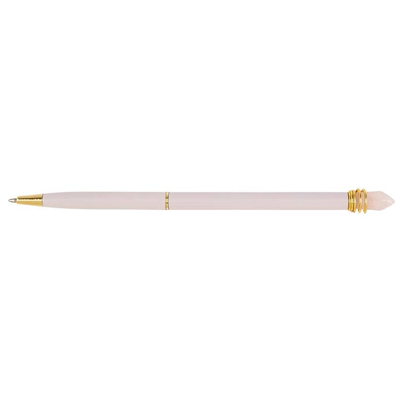 Rose Quartz Crystal Pen