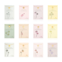 Load image into Gallery viewer, Personalized Birth Month Flower Necklace
