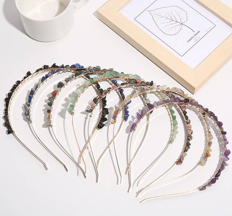 Natural Crystal Hair Band