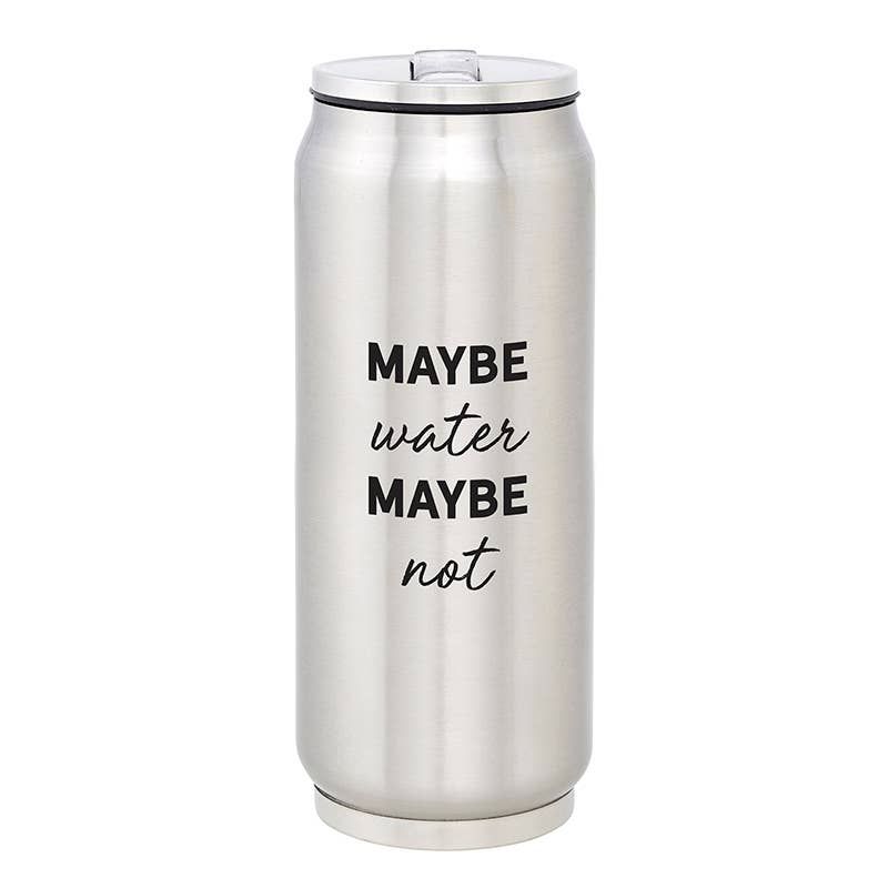Water - Lg Stainless Steel Can
