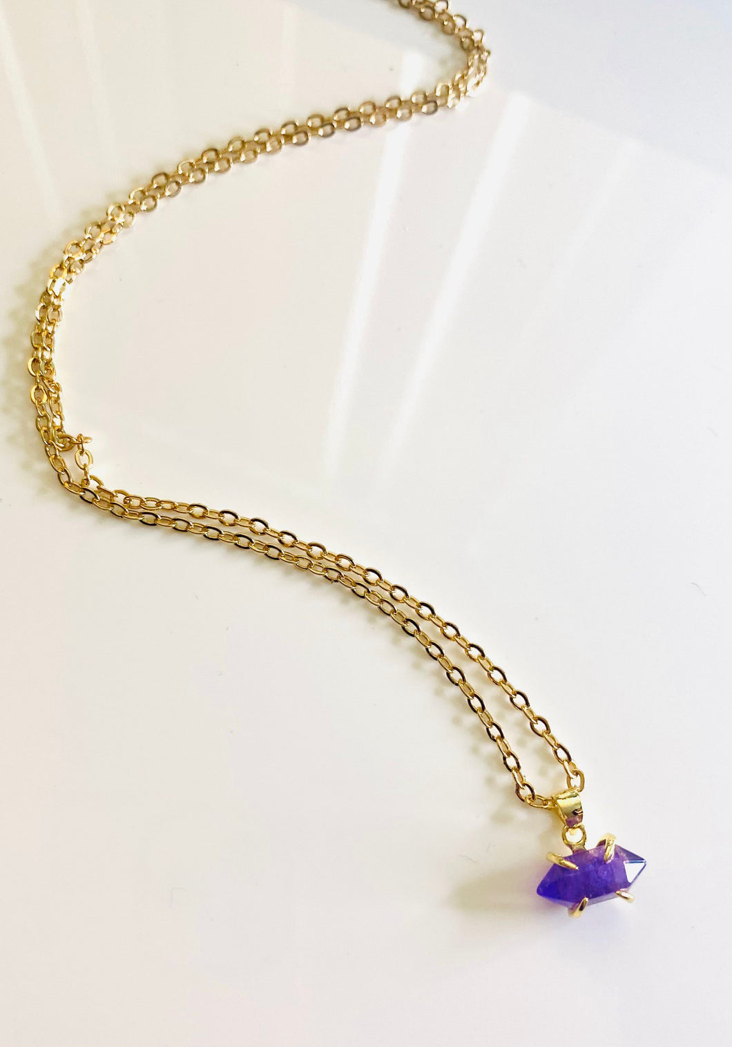 Mini Amethyst Quartz Necklace