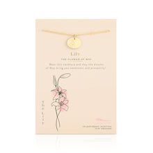 Load image into Gallery viewer, Personalized Birth Month Flower Necklace
