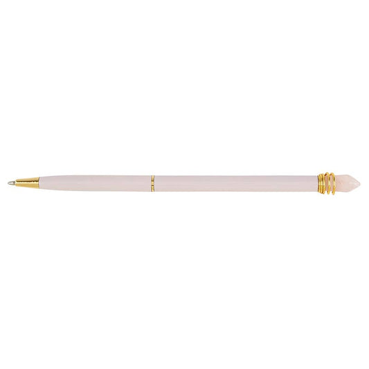 Rose Quartz Crystal Pen