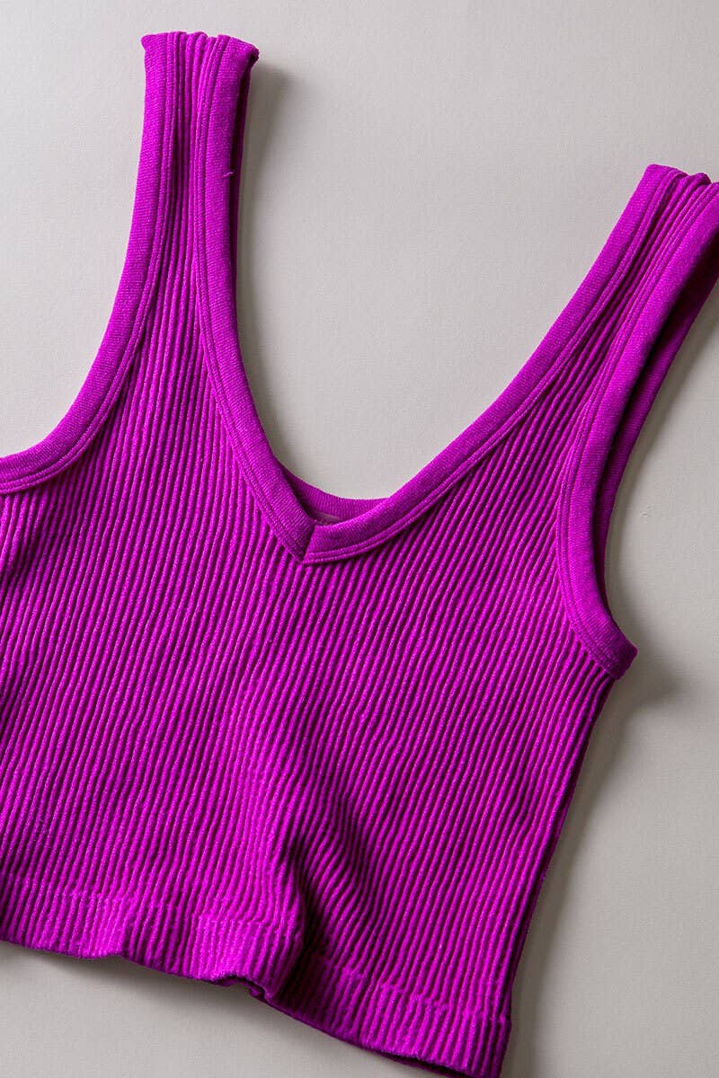 SEAMLESS CROP TANK TOP