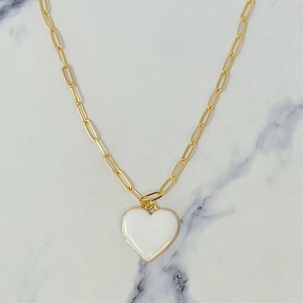 Soft Heart Pendant Necklace